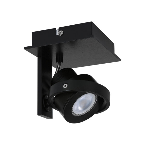 Steinhauer Quatro plafonniere – GU10 – Zwart