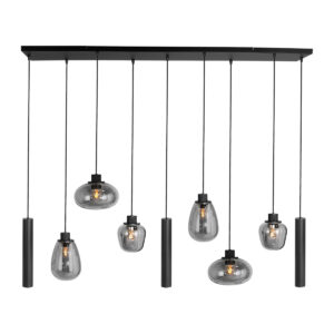 Steinhauer Reflexion hanglamp – E27 + GU10 – Zwart