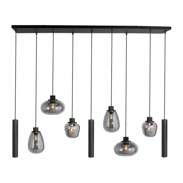 Steinhauer Reflexion hanglamp – E27 + GU10 – Zwart