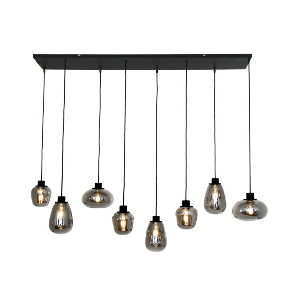 Steinhauer Reflexion hanglamp – E27 (grote fitting) – Zwart