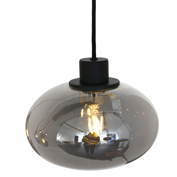 Steinhauer Reflexion eettafellamp - achtlichts - rookglas - zwart - Image 10