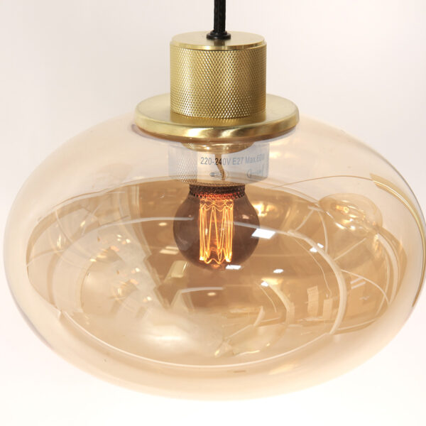Steinhauer Reflexion hanglamp – In hoogte verstelbaar – E27 + GU10 – messing en zwart - Image 12