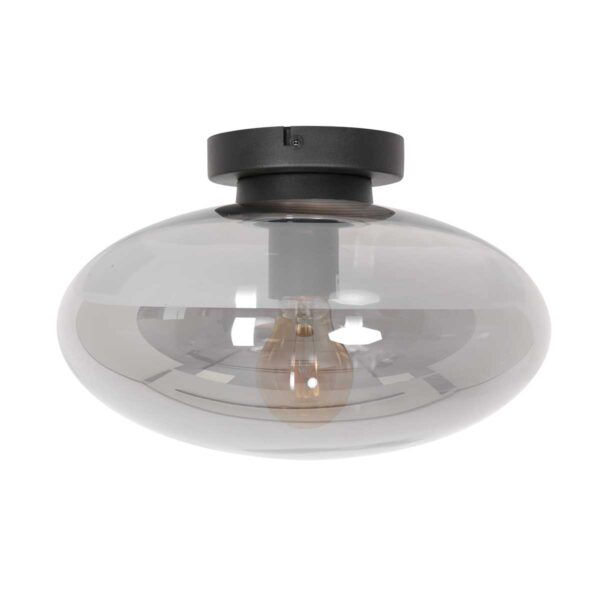Steinhauer Reflexion plafonniere – ø 30 cm – E27 (grote fitting) – Transparant