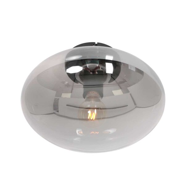 Steinhauer Reflexion plafondlamp – ø 30 cm – E27 (grote fitting) – zwart - Image 8