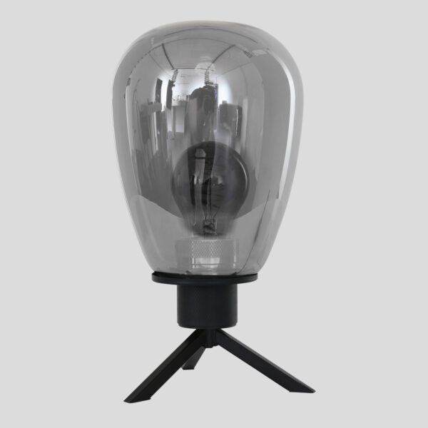Steinhauer Reflexion tafellampje - 28cm hoog - zwart met rookglas - Image 15