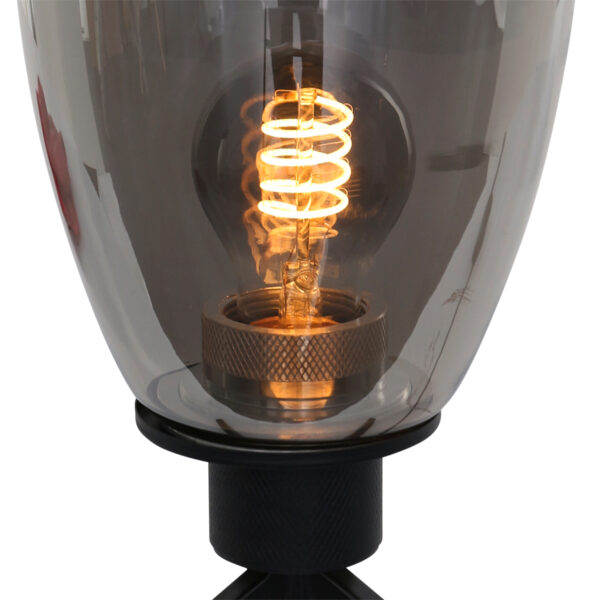 Steinhauer Reflexion tafellampje - 28cm hoog - zwart met rookglas - Image 6