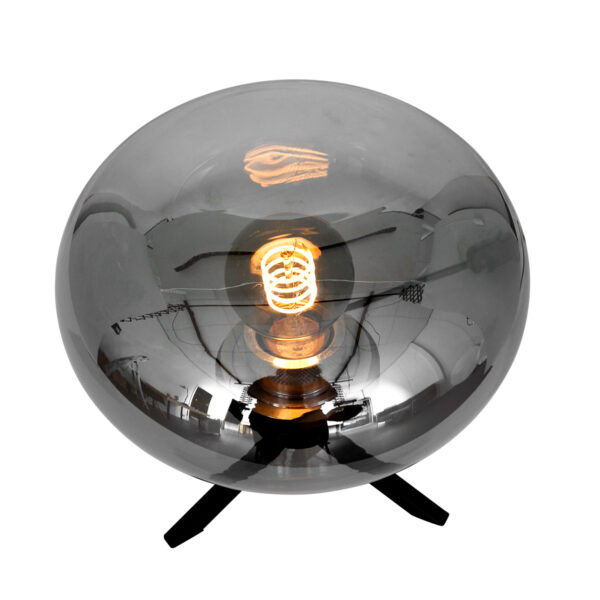 Steinhauer Reflexion tafellampje - Ø 22 cm - zwart met rookglas - Afbeelding 11