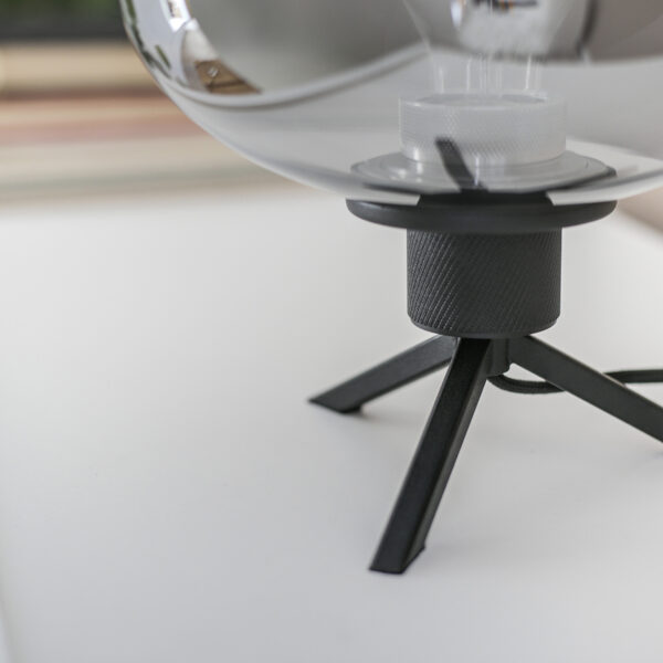 Steinhauer Reflexion tafellampje - Ø 22 cm - zwart met rookglas - Afbeelding 15