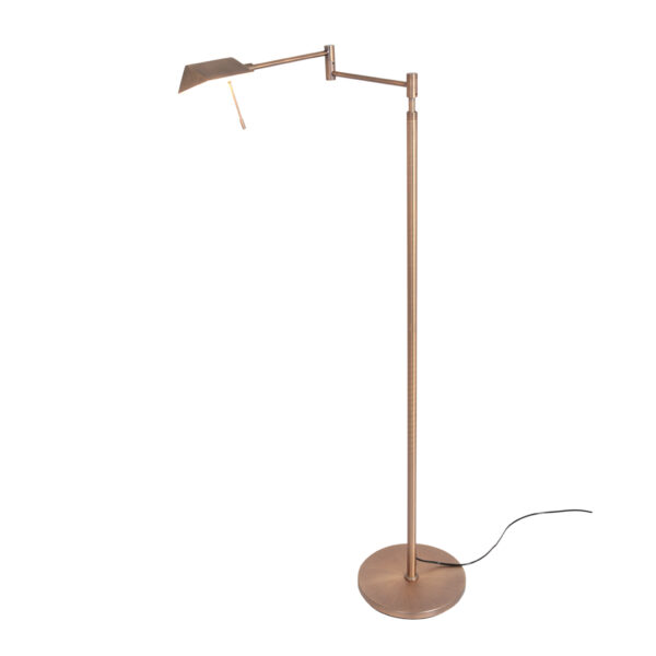 Steinhauer Retina vloerlamp – Ingebouwd (LED) – Brons