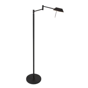 Steinhauer Retina vloerlamp – Ingebouwd (LED) – Zwart
