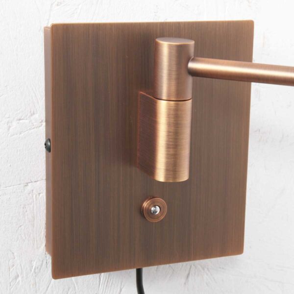 Steinhauer Retina wandlamp – Draai- en/of kantelbaar – Ingebouwd (LED) – brons - Afbeelding 3