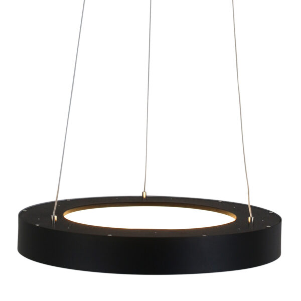 Steinhauer Ringlede hanglamp - ring - ingebouwd LED - ⌀48 cm - zwart - Image 4