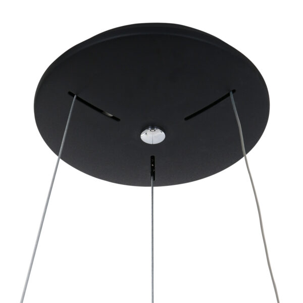 Steinhauer Ringlede hanglamp - ring - ingebouwd LED - ⌀48 cm - zwart - Image 6