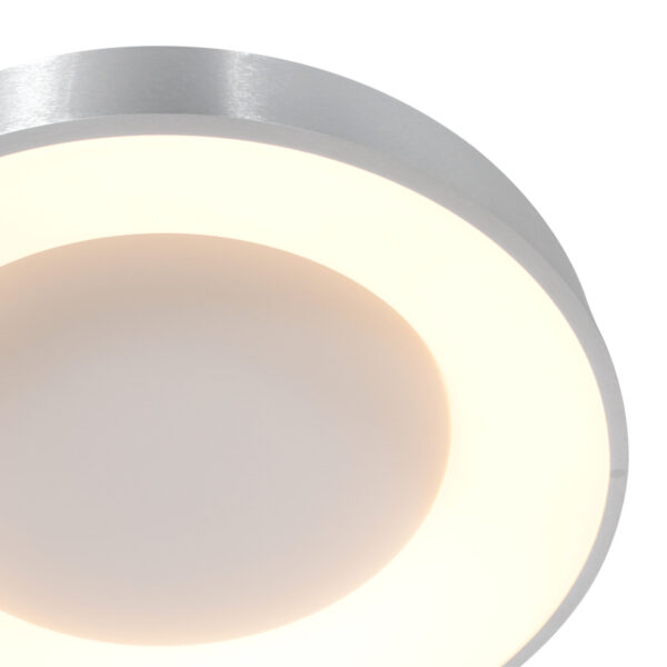 Steinhauer Ringlede plafondlamp - rond - ingebouwd LED - Ø 30 cm - 2700K - zilver - Image 6