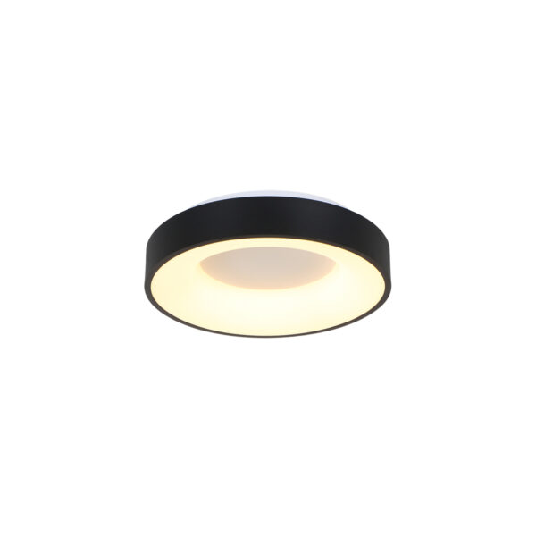 Steinhauer Ringlede plafondlamp - rond - ingebouwd LED - Ø 30 cm - 2700K - zwart - Image 12