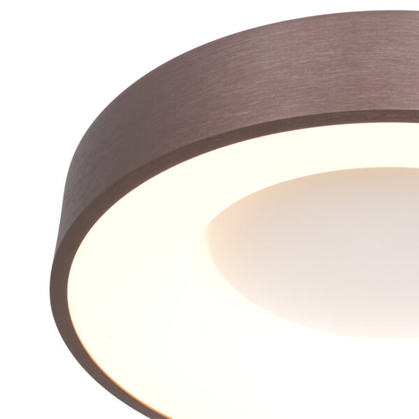 Steinhauer Ringlede plafondlamp – ø 38 cm – Niet verstelbaar – Ingebouwd (LED) – brons en wit - Image 3