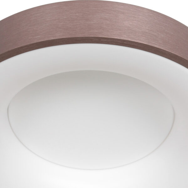 Steinhauer Ringlede plafondlamp – ø 38 cm – Niet verstelbaar – Ingebouwd (LED) – brons en wit - Image 10