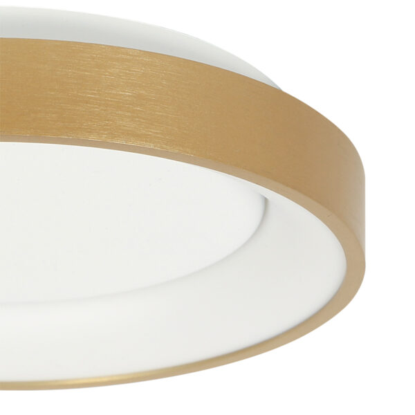 Steinhauer Ringlede plafonnieres –– goud en wit - Image 3