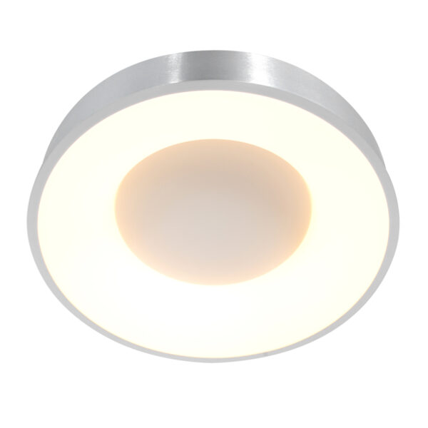 Steinhauer Ringlede plafondlamp - ingebouwd LED - Ø38 cm - Metaal en kunststof - zilver - Image 11
