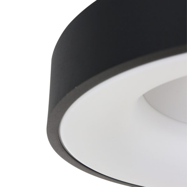 Steinhauer Ringlede plafondlamp - rond - ingebouwd LED - Ø 38 cm - 2800K - zwart - Image 5