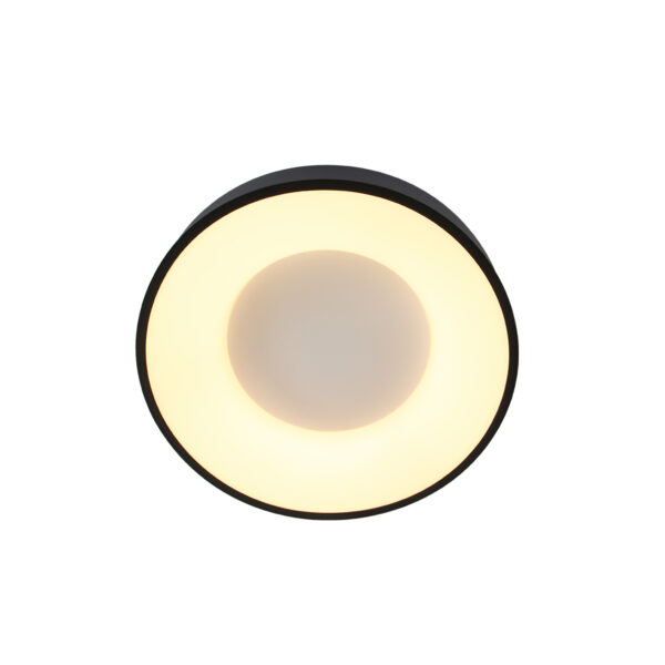 Steinhauer Ringlede plafondlamp - rond - ingebouwd LED - Ø 38 cm - 2800K - zwart - Image 10