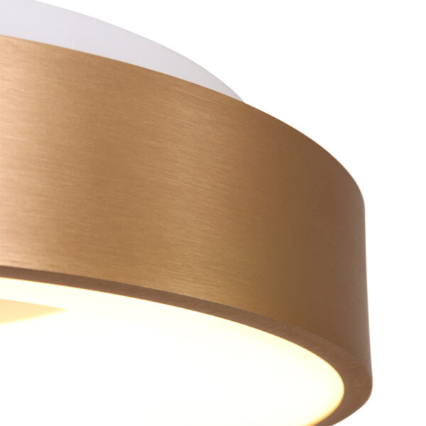 Steinhauer Ringlede plafondlamp - ring - ingebouwd LED - Ø 48 cm - goud - Image 3