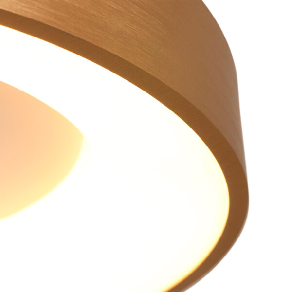 Steinhauer Ringlede plafondlamp - ring - ingebouwd LED - Ø 48 cm - goud - Image 4