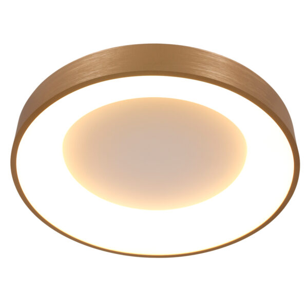 Steinhauer Ringlede plafondlamp - ring - ingebouwd LED - Ø 48 cm - goud - Image 9
