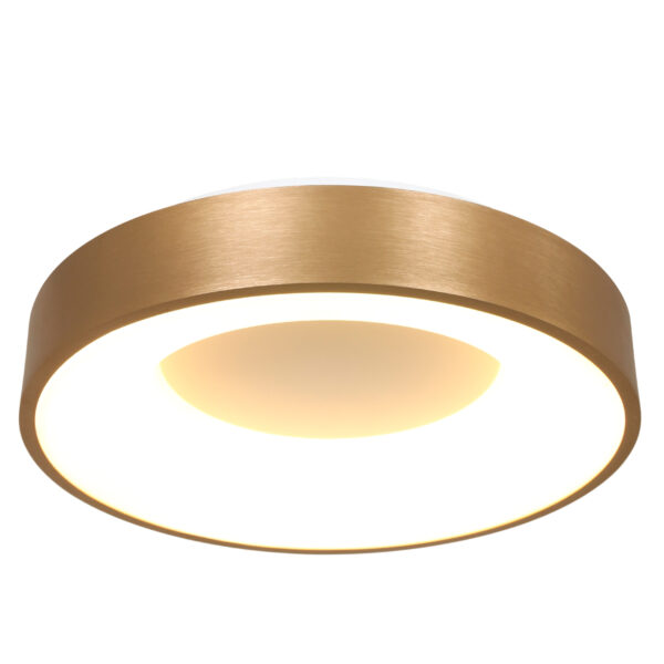Steinhauer Ringlede plafondlamp - ring - ingebouwd LED - Ø 48 cm - goud - Image 10