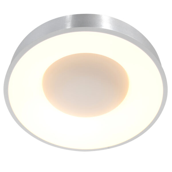 Steinhauer Ringlede plafondlamp - ingebouwd LED - Ø48 cm - Metaal en kunststof - zilver - Image 10
