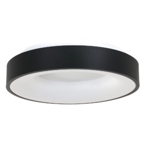 Steinhauer Ringlede plafonniere – ø 48 cm – Ingebouwd (LED) – Zwart