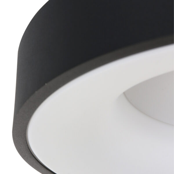 Steinhauer Ceiling and Wall moderne plafondlamp groot - Ø 48 cm - ingebouwd LED - 2800K - zwart - Image 5