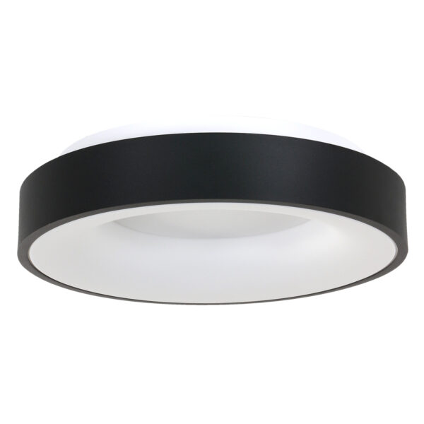 Steinhauer Ringlede plafonniere – ø 48 cm – Ingebouwd (LED) – Zwart