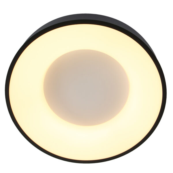 Steinhauer Ceiling and Wall moderne plafondlamp groot - Ø 48 cm - ingebouwd LED - 2800K - zwart - Image 10