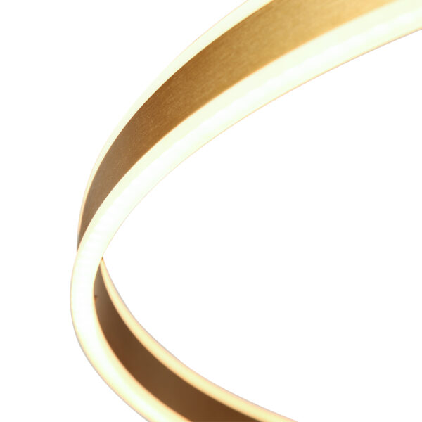 Steinhauer Ringlux hanglamp – ø 100 cm – In hoogte verstelbaar – Ingebouwd (LED) – goud - Image 3