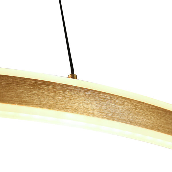 Steinhauer Ringlux hanglamp – ø 100 cm – In hoogte verstelbaar – Ingebouwd (LED) – goud - Image 4