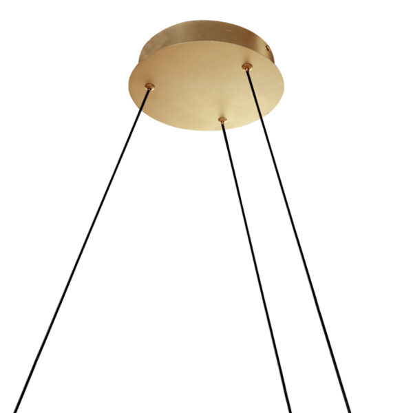 Steinhauer Ringlux hanglamp – ø 100 cm – In hoogte verstelbaar – Ingebouwd (LED) – goud - Image 5