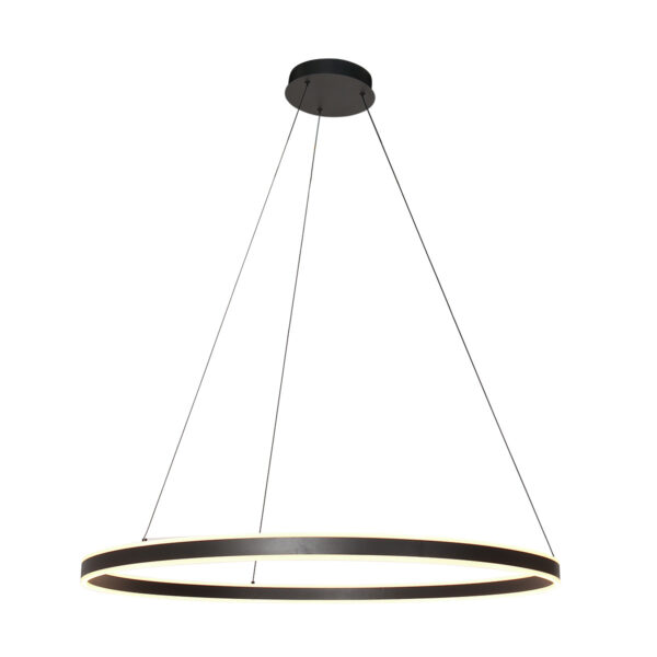 Steinhauer Ringlux hanglamp – ø 100 cm – In hoogte verstelbaar – Ingebouwd (LED) – zwart - Image 9