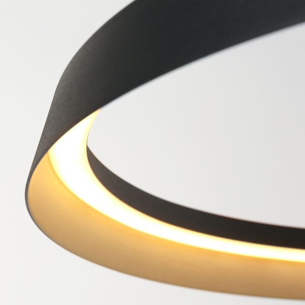 Steinhauer Ringlux hanglamp –– goud en zwart - Image 4