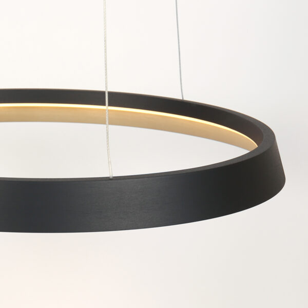 Steinhauer Ringlux hanglamp –– goud en zwart - Image 5