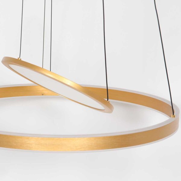 Steinhauer Ringlux hanglamp – ø 60 cm – In hoogte verstelbaar – Ingebouwd (LED) – goud - Image 13