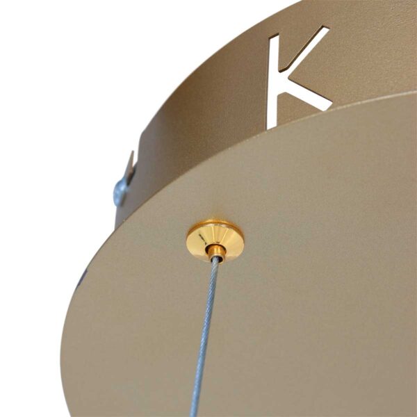 Steinhauer Ringlux hanglamp – ø 60 cm – In hoogte verstelbaar – Ingebouwd (LED) – goud - Image 13