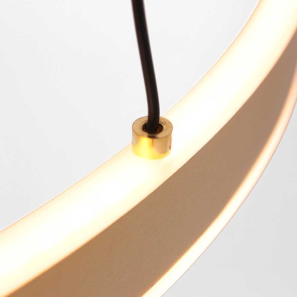 Steinhauer Ringlux hanglamp – ø 60 cm – In hoogte verstelbaar – Ingebouwd (LED) – goud - Image 14