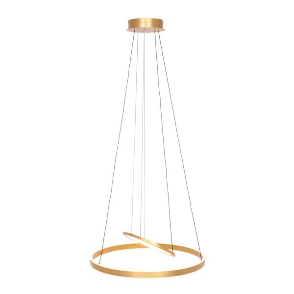 Steinhauer Ringlux hanglamp – ø 60 cm – In hoogte verstelbaar – Ingebouwd (LED) – goud - Image 17