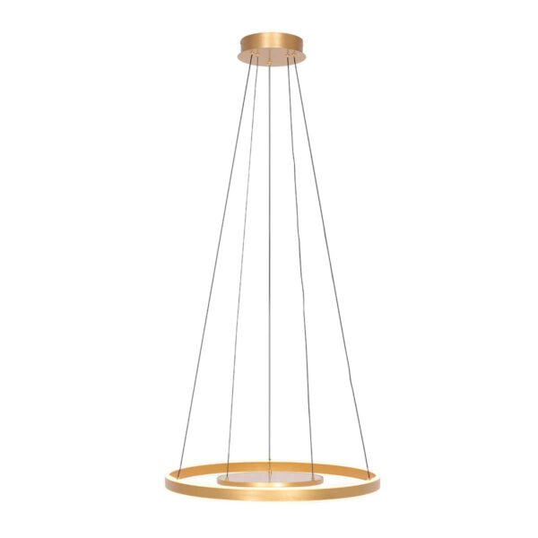 Steinhauer Ringlux hanglamp – ø 60 cm – In hoogte verstelbaar – Ingebouwd (LED) – goud - Image 9
