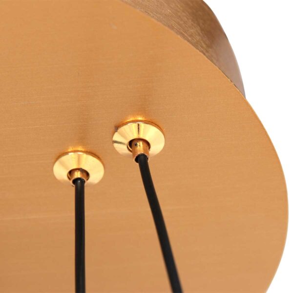 Steinhauer Ringlux hanglamp – ø 60 cm – In hoogte verstelbaar – Ingebouwd (LED) – goud - Image 10