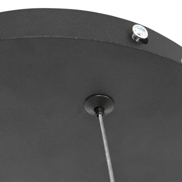 Steinhauer Ringlux hanglamp – ø 60 cm – In hoogte verstelbaar – Ingebouwd (LED) – zwart - Image 11