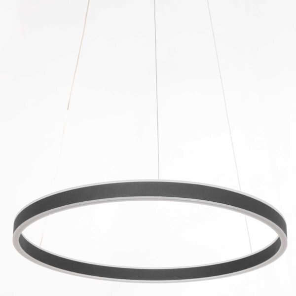 Steinhauer Ringlux hanglamp – ø 60 cm – In hoogte verstelbaar – Ingebouwd (LED) – zwart - Image 4