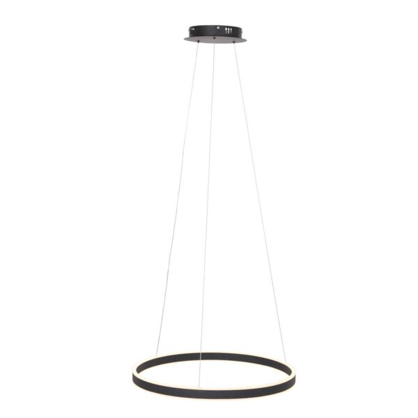 Steinhauer Ringlux hanglamp – ø 60 cm – In hoogte verstelbaar – Ingebouwd (LED) – zwart - Image 10