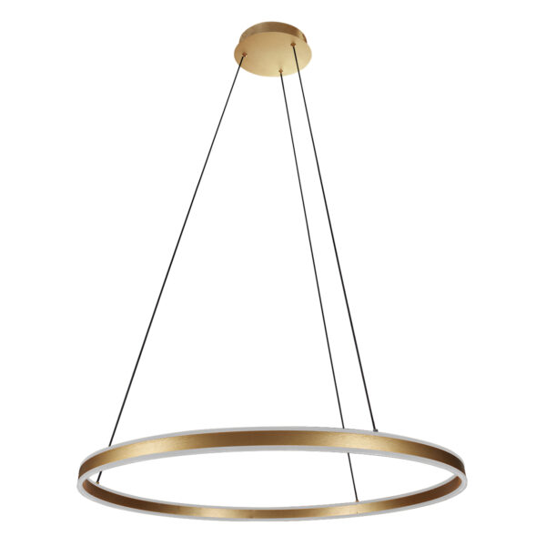 Steinhauer Ringlux hanglamp – ø 80 cm – In hoogte verstelbaar – Ingebouwd (LED) – goud - Image 2